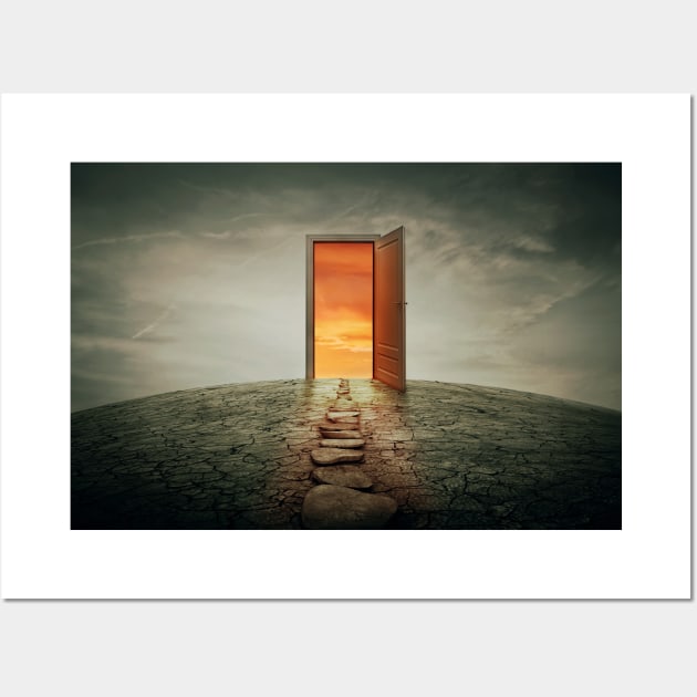 teleportation door Wall Art by psychoshadow